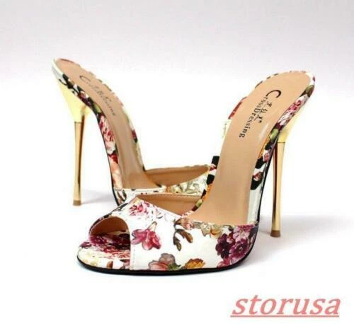 Leather Upper Heels for Women