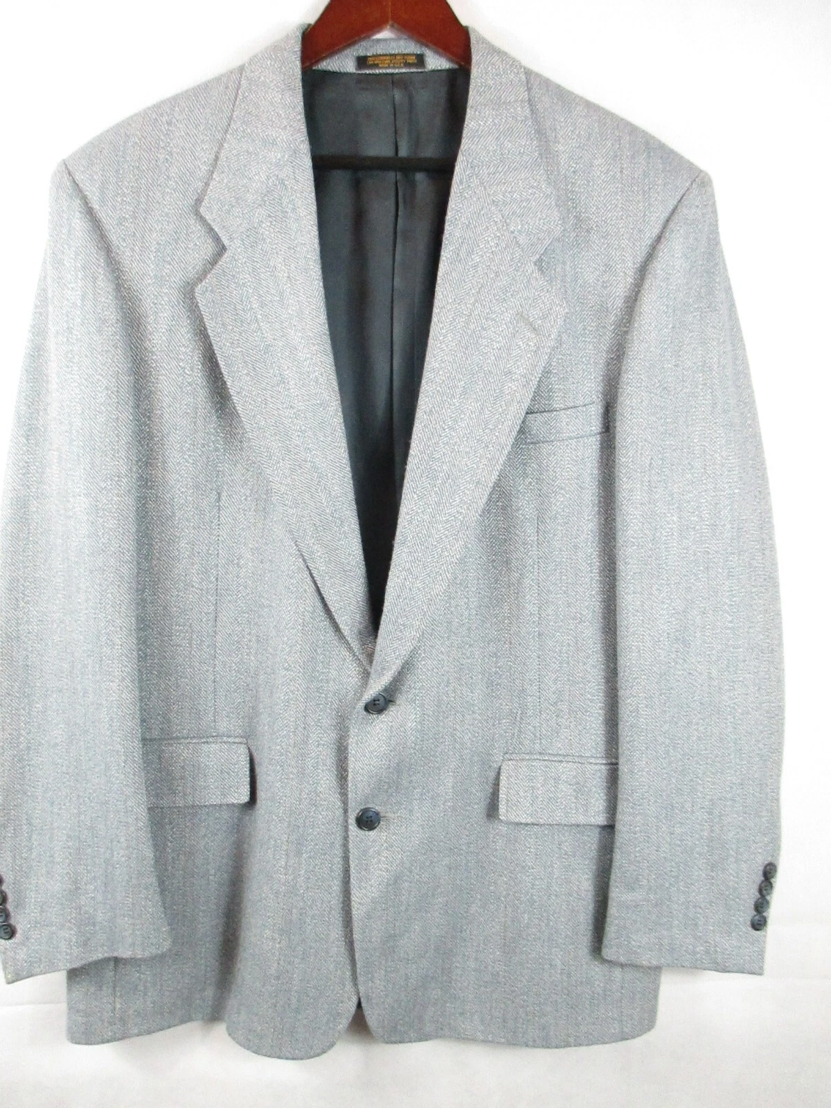 Milano 43 L Men Blazer Sports Jacket Coat Gray