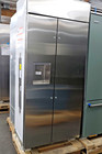 Monogram 36" Side By Side Stainless Built In Refrigerator Never Used