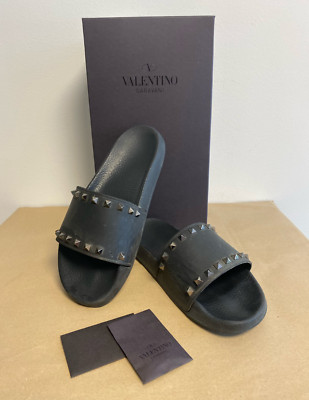 Original Valentino Garavani Herren Slider-Sandalen Gr. 42