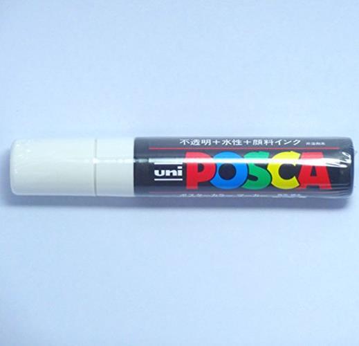 Uni Posca Paint Marker PC-17K White, 2 pens per Pack(Japan Import) 