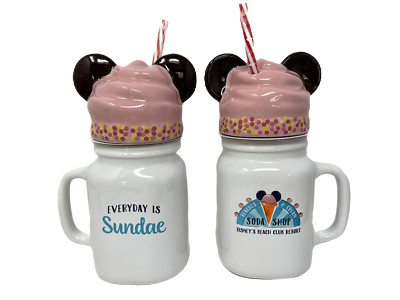 Disney Beach Club Resort Strände & Sahne Soda Shop Mickey Eisbecher