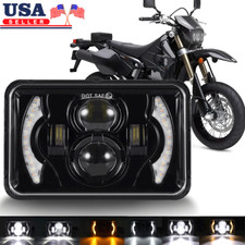 For Suzuki Drz400sm Drz400s Drz400 Motorcycle 4x6 Led Headlight High Low Beam
