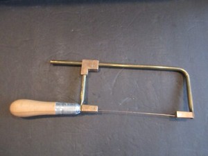 Brass Copper Hand Woodworking Saw Coping Scroll Handsaws Machinist Made Tool B45