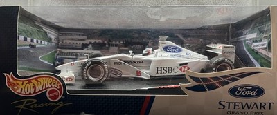 Vintage Hot Wheels Ford Stewart SF3 F1 Grand Prix diecast 1:18, NIB, BOX DAMAGE