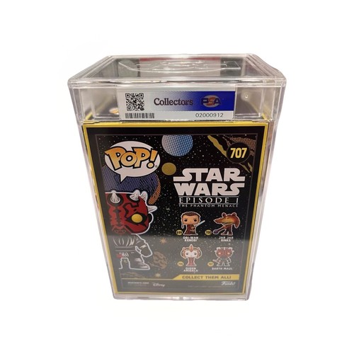 Darth Maul Retro Star Wars 707 Target Funko Pop! Exclusive PSA 9 MINT - Picture 4 of 6
