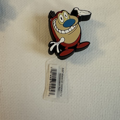 Par de dijes Crocs Jibbitz Ren & Stimpy Nickelodeon nuevos - Imagen 5 de 5