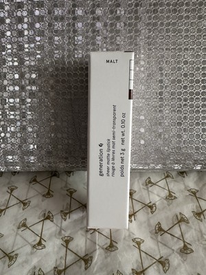 Glossier Generation G Sheer Matte Lipstick - Malt - 3g Neu und Originalverpackt