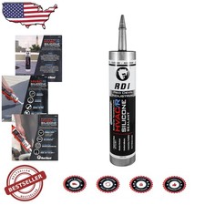 HVAC/R Silicone Sealant: Extreme Temp, Aluminum, Waterproof, -60F to 400F, 280ml