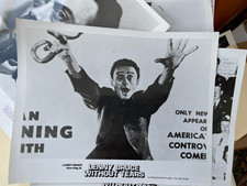 LENNY BRUCE (ca. 1960-63) Photo archive of 7 Photos & A Negative