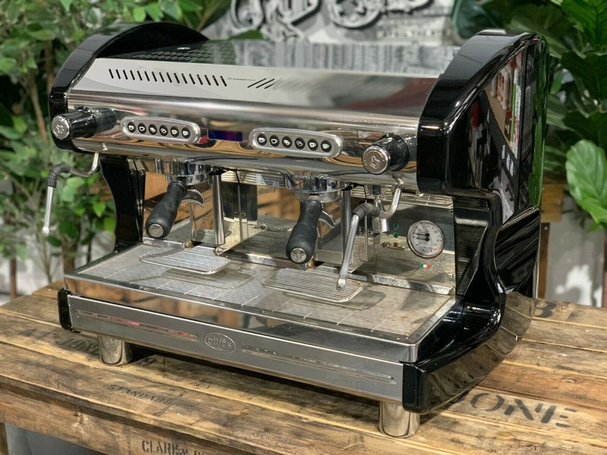 QUICK MILL PROFESSIONAL DE 2 GROUP BLACK ESPRESSO COFFEE MACHINE
