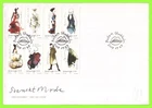 Sweden 2007 Fashion Design set on First Day Cover