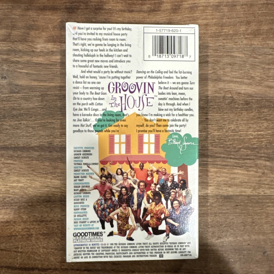 Richard Simmons  GROOVIN' IN THE HOUSE   VHS  New & Sealed - Image 3 of 4