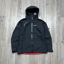 Berghaus Gore-Tex Performance Shell Windbreaker Jacket Black Women  s Size 14