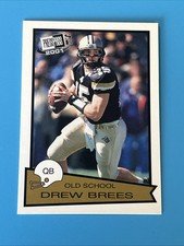 Drew Brees 2001 Press Pass SE Old School #OS2 Rookie card. rookie card picture