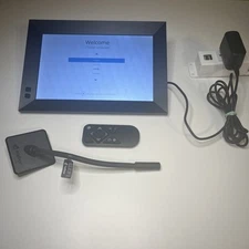 Nixplay W10F-08 10.1 inch Smart Digital Photo Frame - Black Remote Charger Stand