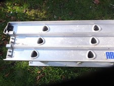 ABRU WERNER used aluminium Triple extension Ladders - COLLECT ONLY FROM CB25