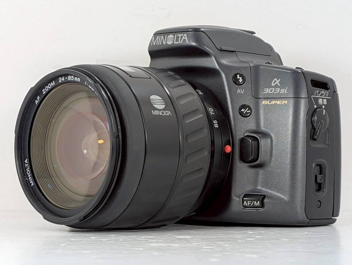 Exc+5] Minolta α Alpha 303 si SUPER Film Camera + AF Zoom 24-85mm