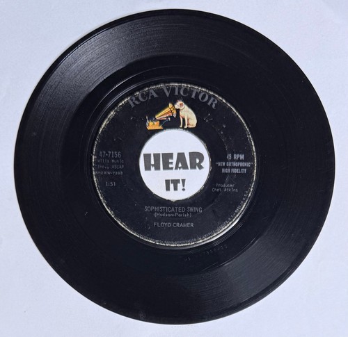 50s Rockabilly Piano Rocker Jiver 45 FLOYD CRAMER Flip, Flop and Bop RCA hear - Picture 3 of 3