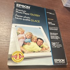 Epson Premium Photo Paper Glossy 5x7 in 20 Sheets Inkjet S041464