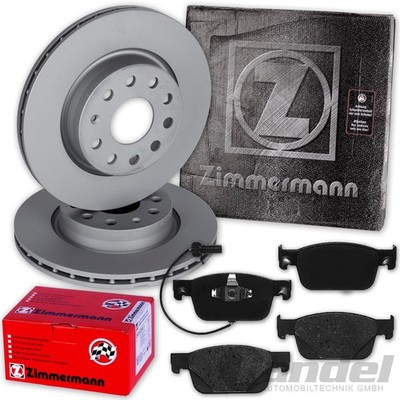 ZIMMERMANN BREMSSCHEIBEN 314mm + BELÄGE VORNE für AUDI A4 B9 8W + AUDI A5 F5