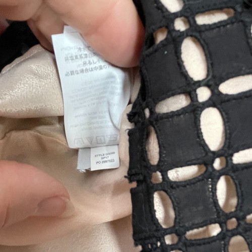 J.Crew J Crew Top Women 00 Black One Shoulder Ruffle Eyelet Classic Sleeveless - Picture 12 of 20