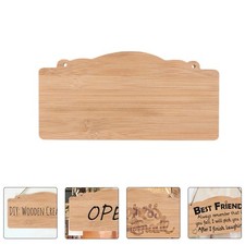 Blank Wood Signs Hanging Plaque DIY Craft Unfinished Wood Sign for Shop Store