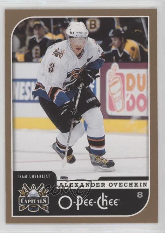 2006-07 O-Pee-Chee Team Checklist Alex Ovechkin #700 5q7