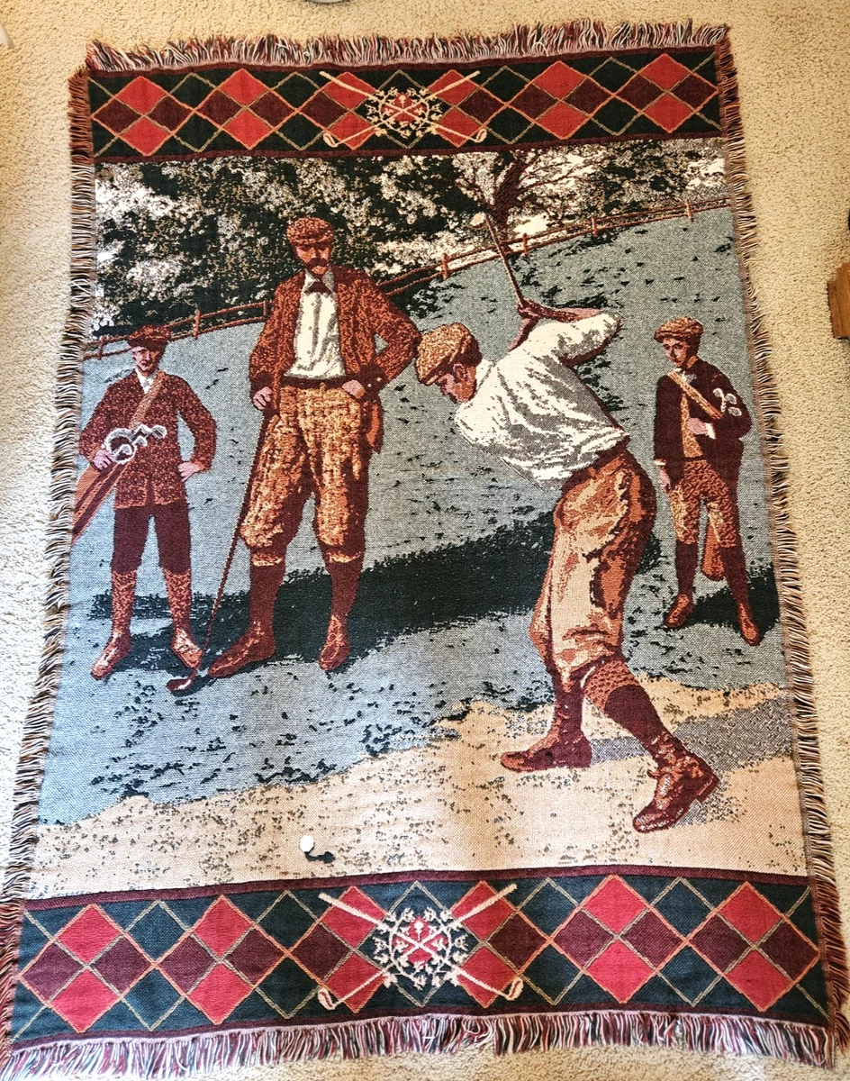 90s】USA Goodwin Weavers タペストリー ヴィンテージラグ goodwin