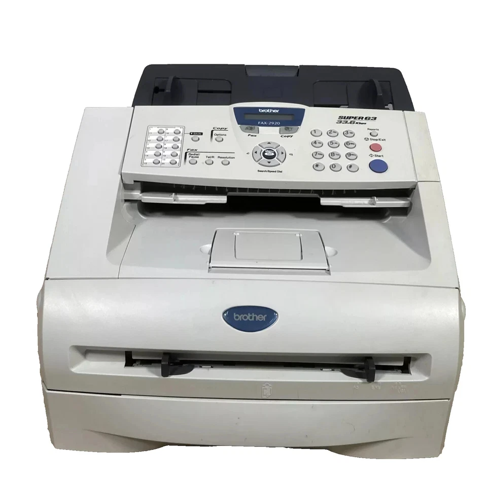 Brother Fax-2920 A4 Mono 600dpi Fax Machine Printer Copier - Full Toner Level - Image 2 of 4