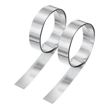 2Pack Roof Flashing 3.3ft x 0.6" x 0.004" Aluminum Flashing Roll