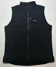 Truewerk Vest Mens Large Black Full Zip Pockets Waffle Fleece Lined  S3 Solution