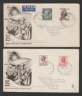 Australia 1952 lot of 2 KGVI definitive FDC