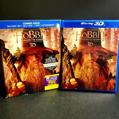 The Hobbit An Unexpected Journey 3D Blu-ray Set Lenticular Slipcover
