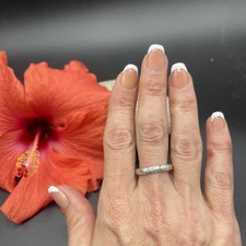 Stunning Unique Handmade 925 Sterling Silver Stackable Band Ring B101