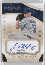 2014 Panini Immaculate 34/49 Chad Billingsley #44 Auto 0n7