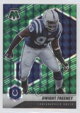 2021 Panini Mosaic Green Mosaic Prizm Dwight Freeney #92 HOF 0x4v