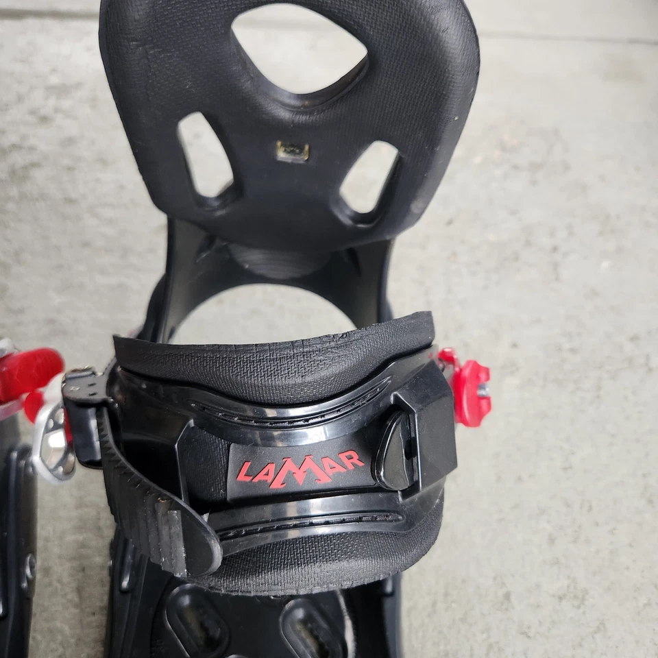 Fijaciones de Snowboard Lamar Mx20 Negro Rojo 1 Clip Cartel Talla Grande Foto 4 de 4