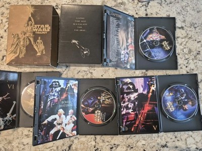 Star Wars Trilogy IV, V, VI Full Screen 4-Disc Bonus Material 2004 DVD