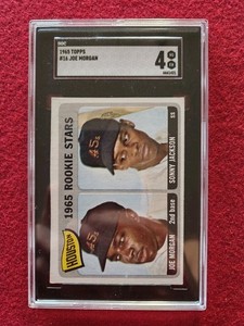 1965 TOPPS #16 JOE MORGAN SGC 4 VG EX RC ROOKIE STARS HOF
