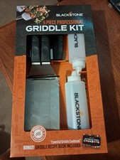New Blackstone 5 Piece Professional Griddle Kit Recipe Book Included