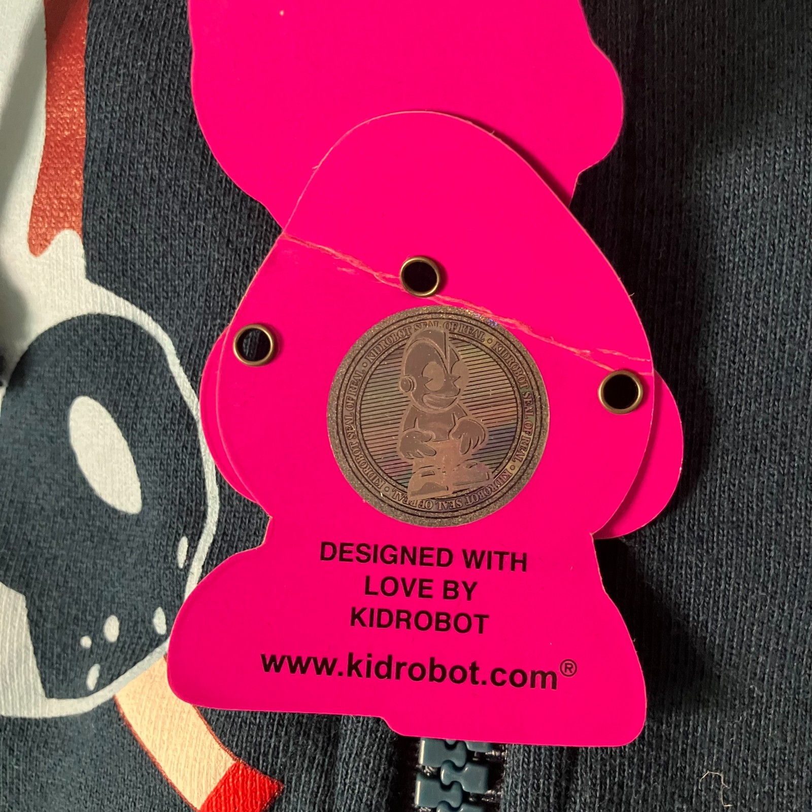 Kidrobot Kozik Multi Bones Labbit Zip Hoodie Mens… - image 7