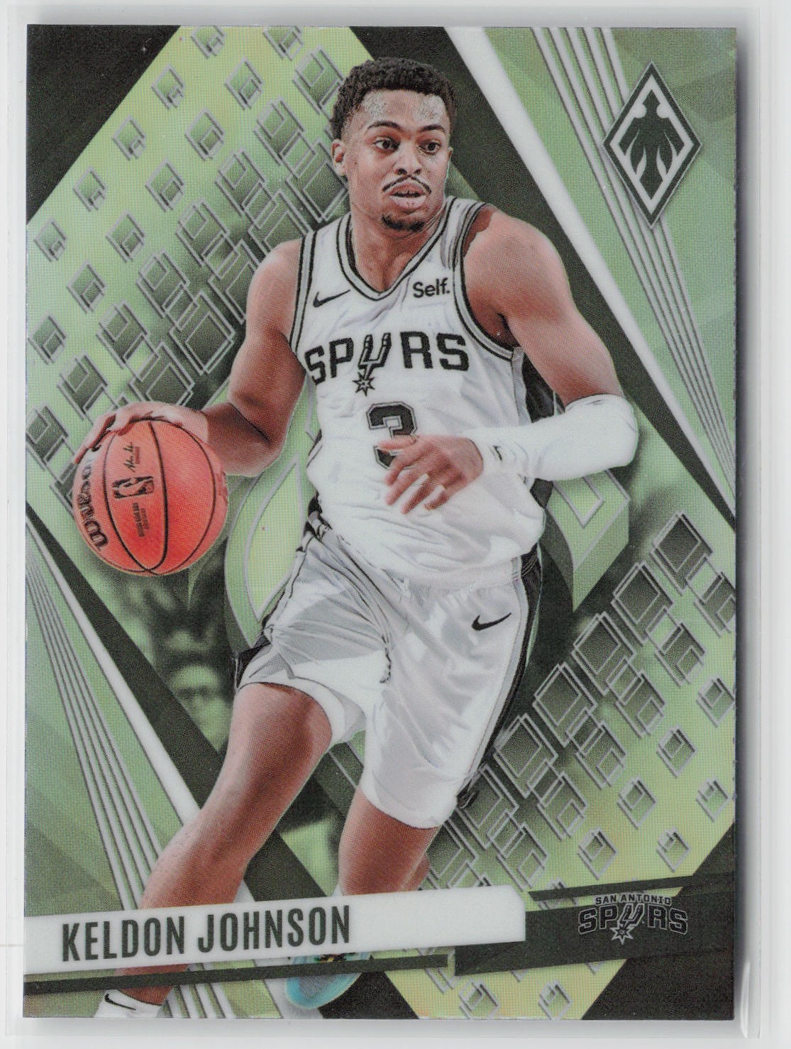 Keldon Johnson 2023-24 Panini Phoenix Silver #194 San Antonio Spurs