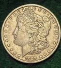1889 silver morgan dollar