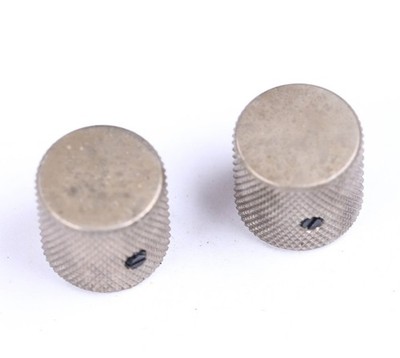 AGP   - Aged Telecaster   Relic Barrel Flat Top Nickel Knobs Set Screw for
