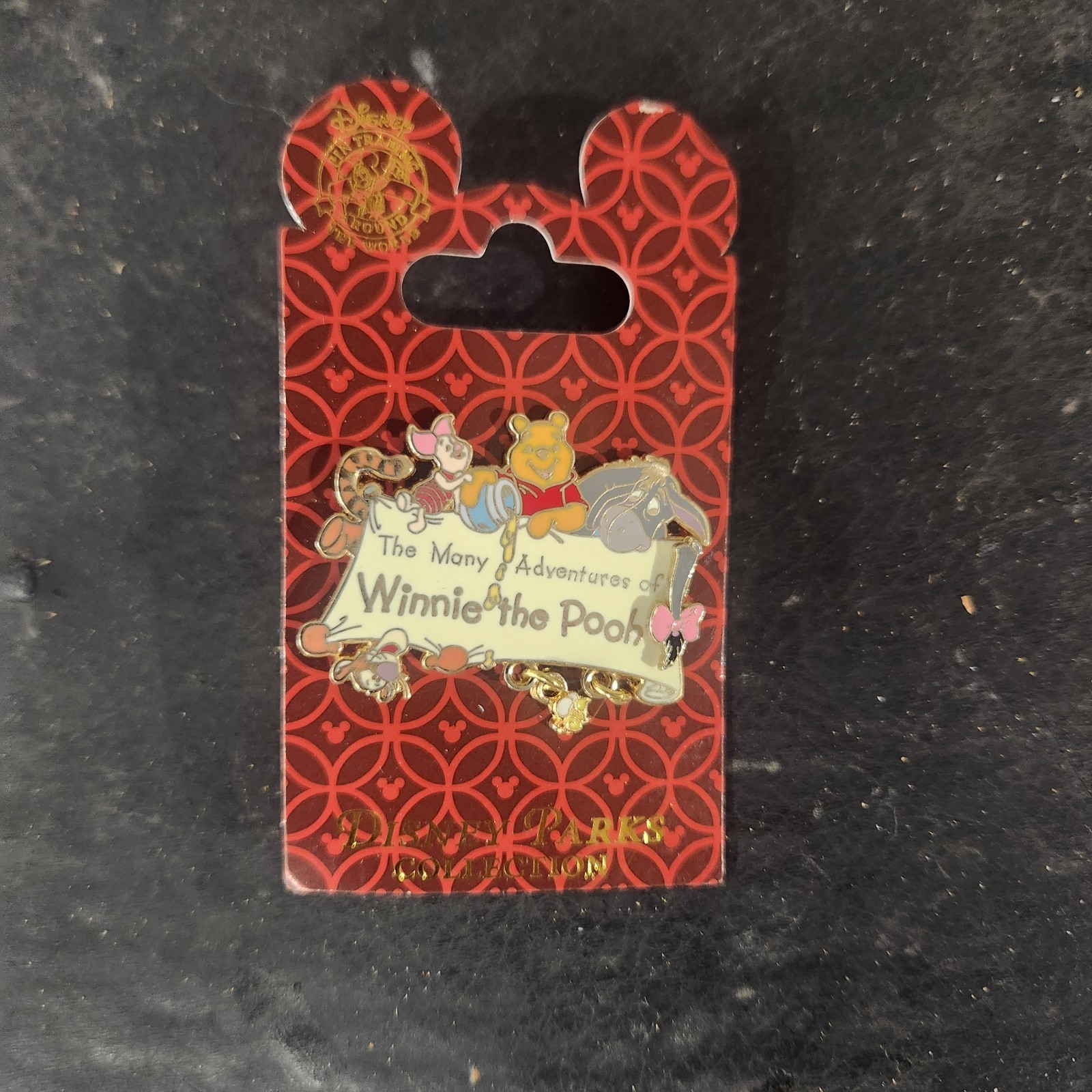 Disney Parks Collection "The Many Adventures of Winnie the Pooh" Dangle Pin Ft1