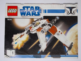 Lego Star Wars 7674 (Retired) V-19 Torrent Book 1 & 2 Instruction Manuals (A4)