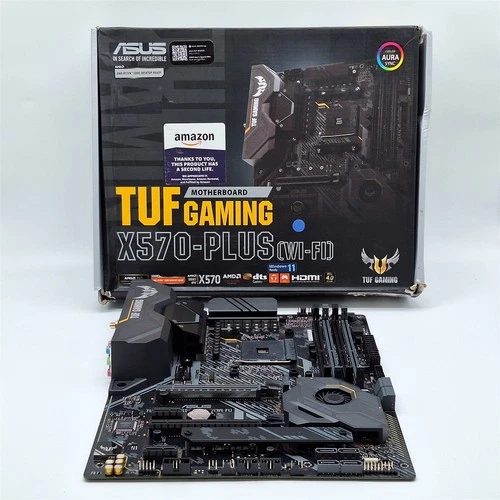 ASUS AM4 TUF Gaming X570-Plus (Wi-Fi) AM4 ATX Motherboard -NOT WORKING-