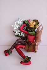 SELTENE Katherine's Collection Wayne Kleski Weihnachten Wald Gewürzelfe Puppe 13 Zoll