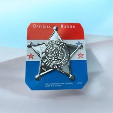 Vintage Deputy Sheriff Badge Made in Japan 1950s Dime Store Toy
